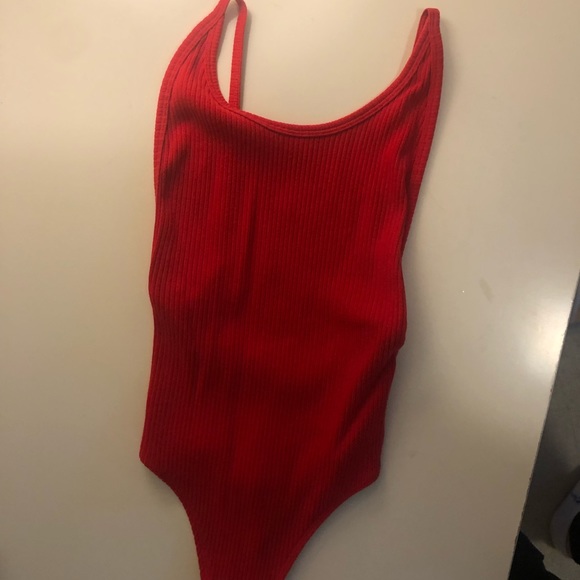 TNA 90s Cozumel Ribbed Bodysuit - Picture 3 of 4